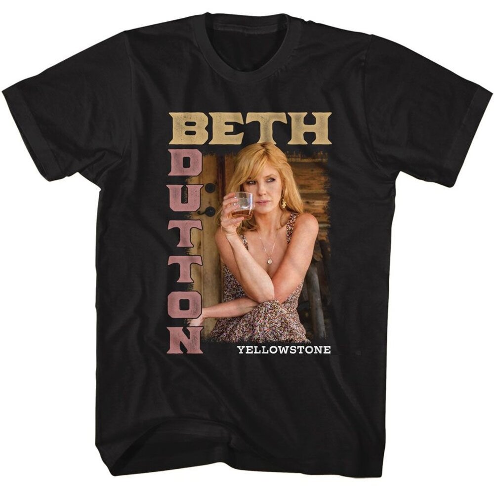 Yellowstone Beth Dutton Name Drinking Funny Quote T Shirt 96